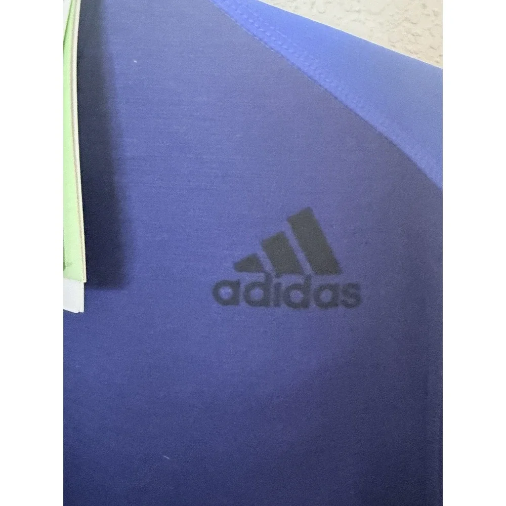 Adidas C.READY‎ TRG CREW Sweatshirt Mens L Victory Blue 3 Stripe Logo NWT$80